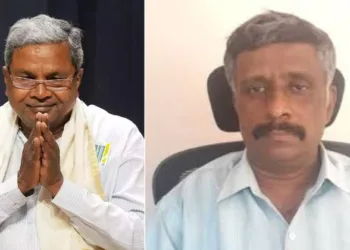 (Left) Karnataka CM  Siddaramaiah (Right) RTI activist Snehamayi Krishna