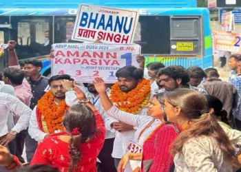 ABVP candidates intensify campaign for DUSU elections