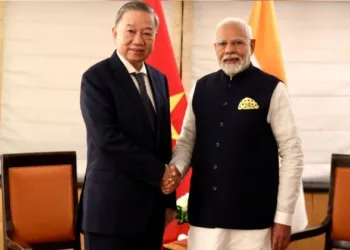 Vietnamese President To Lam (Left) and Prime Minister Narendra Modi (Right)