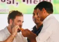 Rahul Gandhi having Jalebis in Haryana (Photo: News Tak)