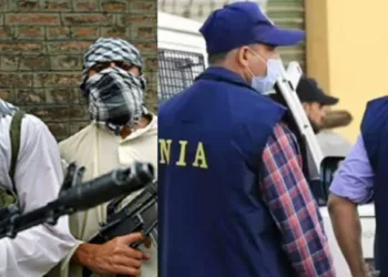 A representative image showing NIA acting against terrorists