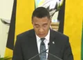 Jamaican Prime Minister Andrew Holness