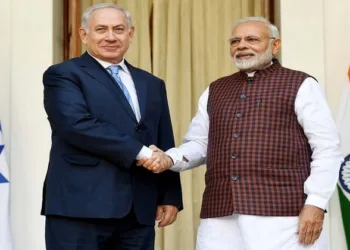 Israel Prime Minister Benjamin Netanyahu (Left) and Prime Minister Narendra Modi (Right)