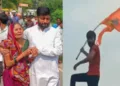 Know how Ram Gopal Mishra was killed in Bahraich by an Islamist Mob (Photo: ETV Bharat and OpIndia)