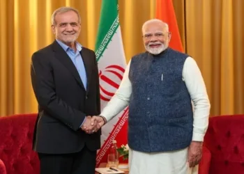 Iranian President Masoud Pezeshkian (Left) and Prime Minister Narendra Modi (Right)