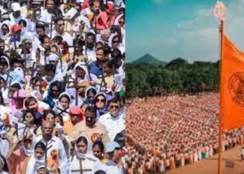 Hindu Munani Protest against forced conversion in Tamil Nadu