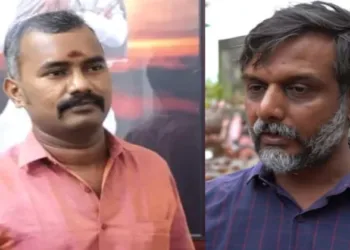 (Left) BJP TN Leader Ashvathaman (Right) Thirumurugan Gandhi, the leader of the May 17 group