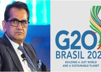 G20 Sherpa Amitabh Kant (Left)