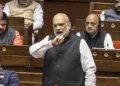 Union Home Minister Amit Shah in Rajya Sabha