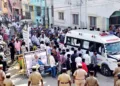 Visuals from the funeral of terrorist SA Basha