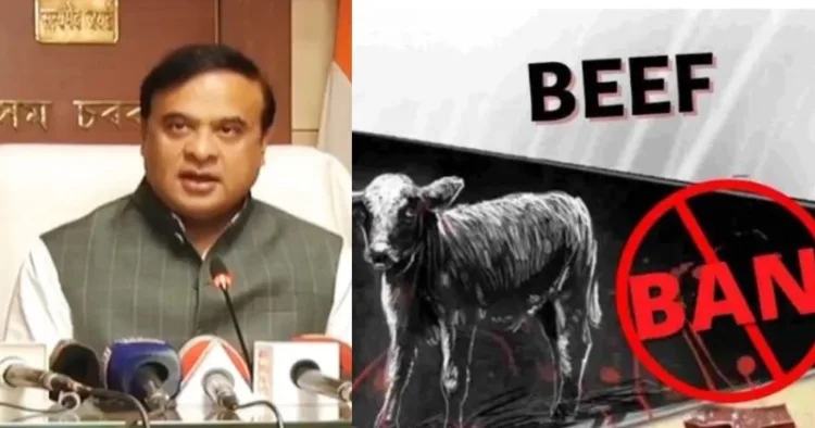 Assam government imposes ban on beef in hotels and restaurants and public places