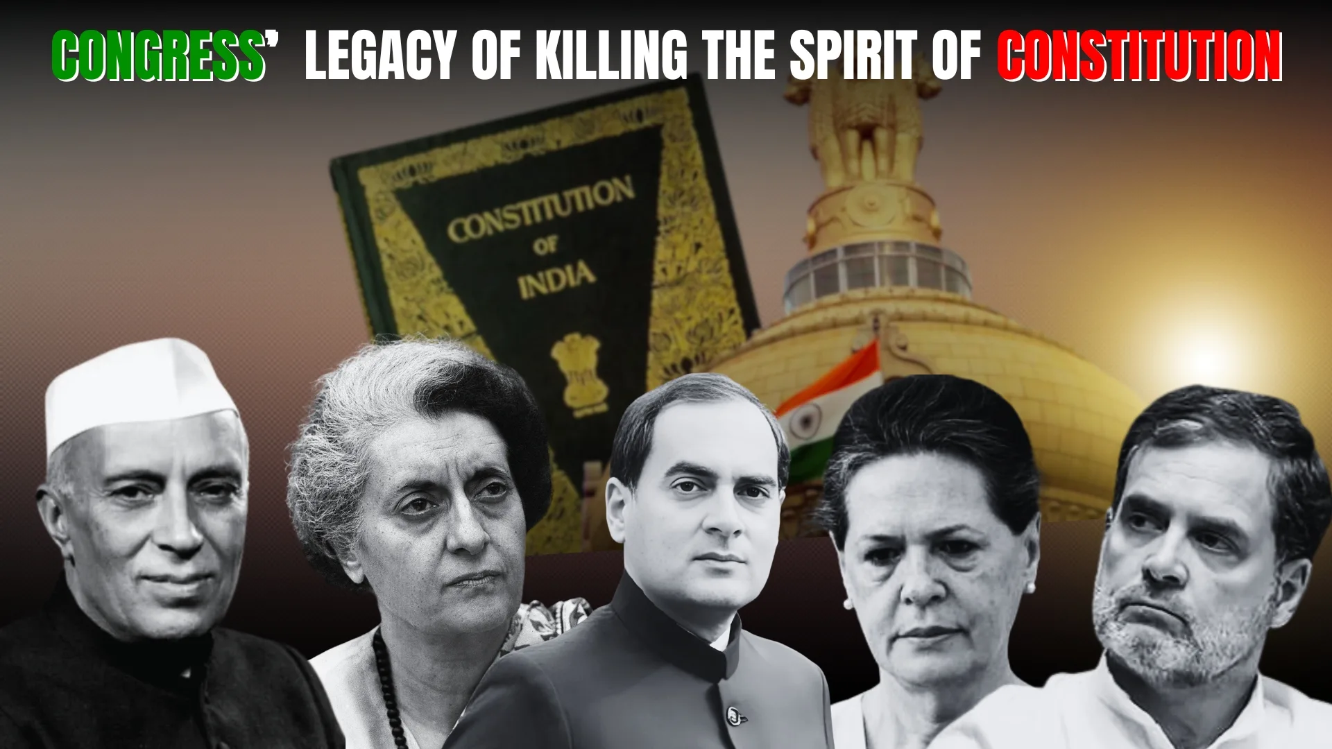 Congress’ Legacy of Killing the Spirit of Constitution