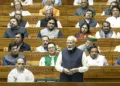 Prime Minister Narendra Modi in Parliament during the Constitution debate (Photo: India Today)