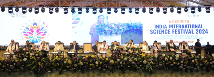 IISF was inaugurated by Dr Himanta Biswa Sarma, 
Chief Minister of Assam, Dr Jitendra Singh, Union Minister of State for Science & Technology, and Conrad Kongkal Sangma, Chief Minister of Meghalaya