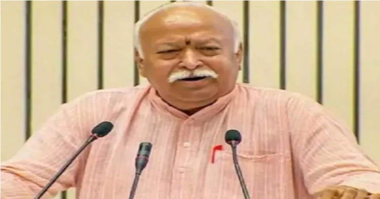 RSS Sarsanghchalak Dr Mohan Bhagwat