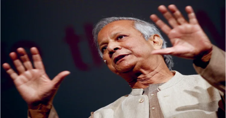 Head of Bangladesh's interim government  Muhammad Yunus