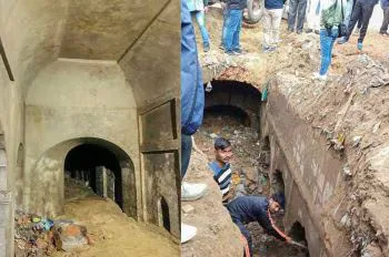 Laxmanganj stepwell after excavation by ASI teams (Photo: X)