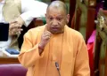 Uttar Pradesh Chief Minister Yogi Adityanath speaking in Vidhan Sabha