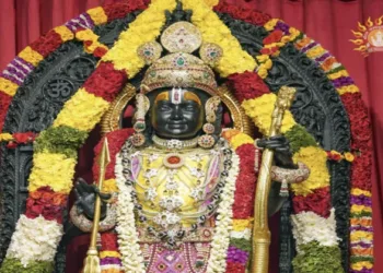 Ram Lalla Vigraha at the Shri Ram Janmabhoomi Mandir