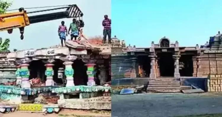 Panchakuta Shiva Mandir restored in Telangana