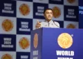 Dr. Pramod Sawant, Chief Minister of Goa at  World Hindu Economic Forum (WHEF) 2024 (Photo: Organiser)