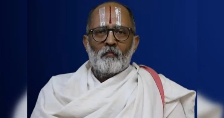 Srirangam temple activist Rangarajan Narasimhan