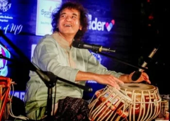 Tabla maestro Ustad Zakir Hussain