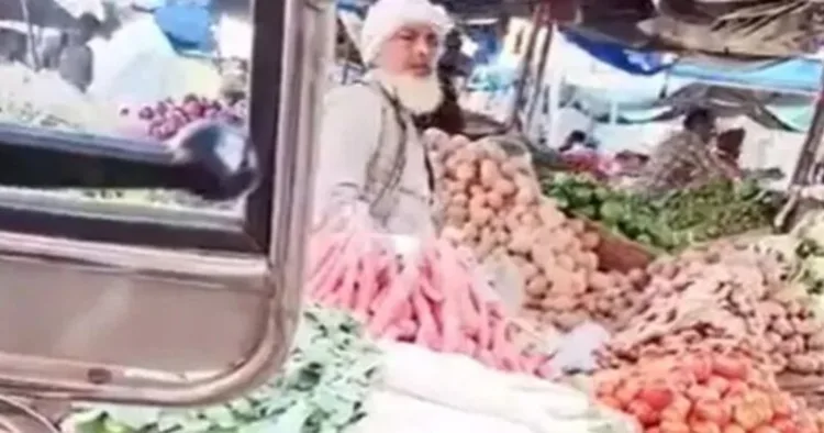 Vegetable vendor  Shamim caught on video spitting on vegetables at a local market