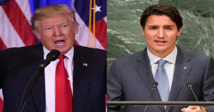 President-elect Donald Trump (Left) and Canadian Prime Minister Justin Trudeau (Right)