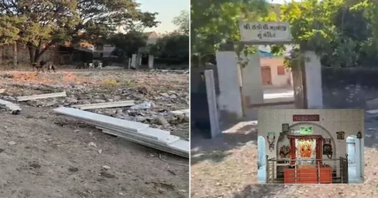 Santoshi Mata Temple in Khambalia (Right)