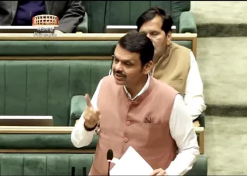 Chief Minister Devendra Fadnavis in assembly today (Photo: X, Devendra Fadnavis)