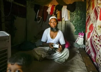 A Roingya Muslim showing his ID Card (Image used for representative purposes)