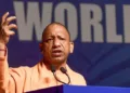 Chief Minister of Uttar Pradesh, Yogi Adityanath, at World Hindu Economic Forum (Photo: India Today)