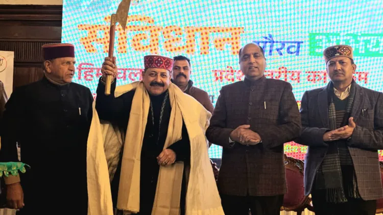 BJP launches Samvidhan Gaurav Abhiyan in Himachal Pradesh (Photo: ETV Bharat)