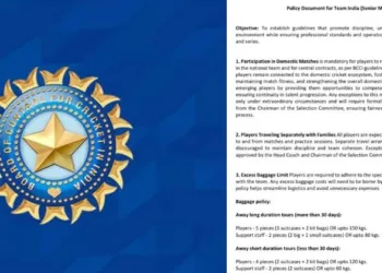 BCCI issues new guidelines for cricketers