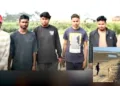 Islamists arrested for slaughtering cow at posting image on social media