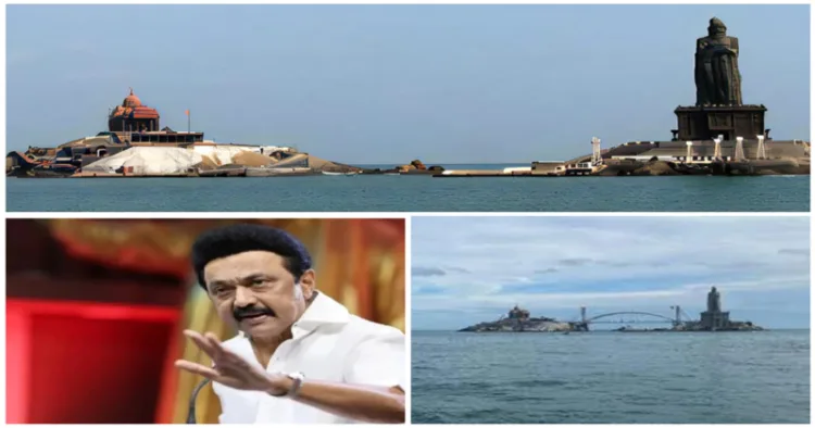 Hindu Munnani accuses TN CM MK Stalin of disrespecting Swami Vivekananda by not visiting Swami Vivekananda Rock Memorial in Kanyakumari when he inaugurated the glass bridge