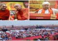 Hindu leaders and sants assemble in large number as they rally for temple liberation and cultural revival in Vijayawada