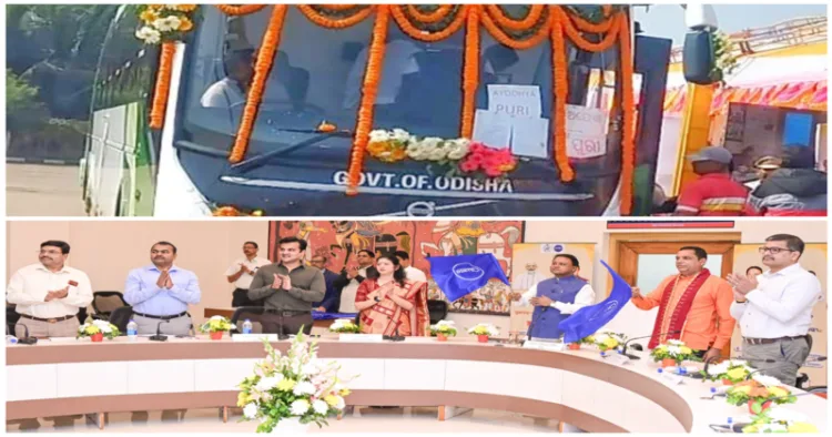 CM Mohan Majhi virtually launched a special bus service to Mahakumbh in Prayagraj