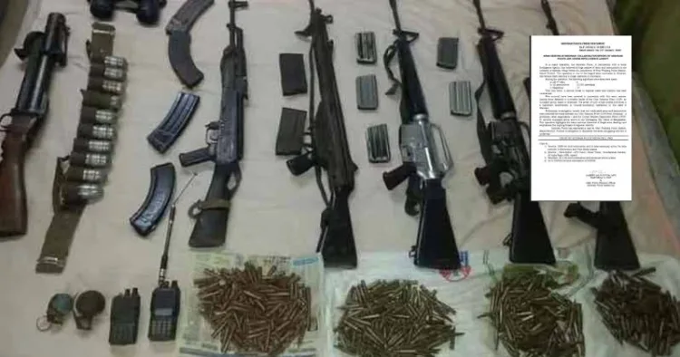 Mizoram Police seize huge cache of arms