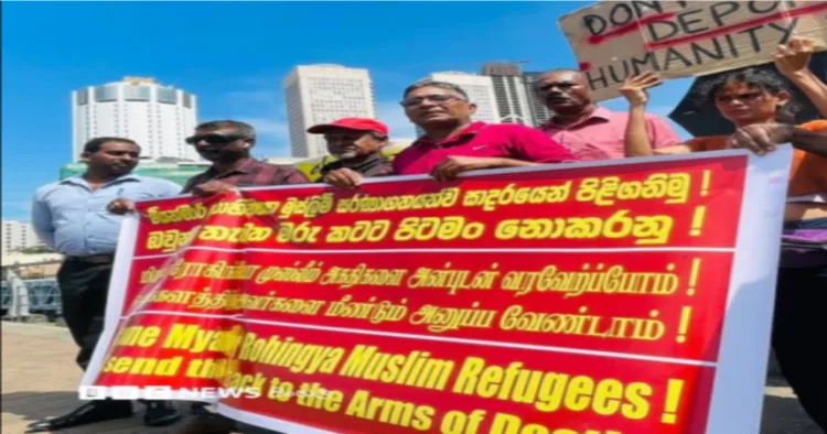 Muslim outfit urges Sri Lankan not to deport Rohingyas from the Island who illegally sneaked