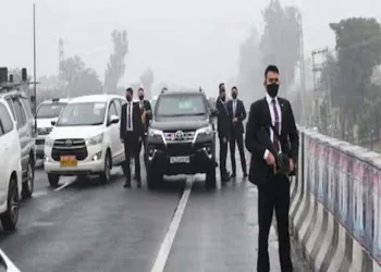 PM Modi's cavalcade