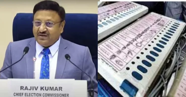 Chief Election Commissioner Rajiv Kumar dismisses EVM tampering claims