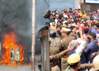 Visuals from the day of violence in Sambhal and after (Photo: X)