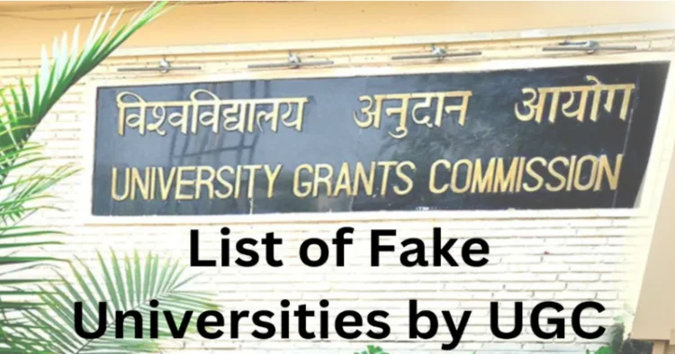 University Grants Commission releases list of fake universities