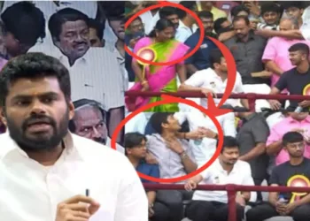 DM asked to move from front row by Deputy CM Udhyanidhi Stalin's son. (Image Credit: The Commune)