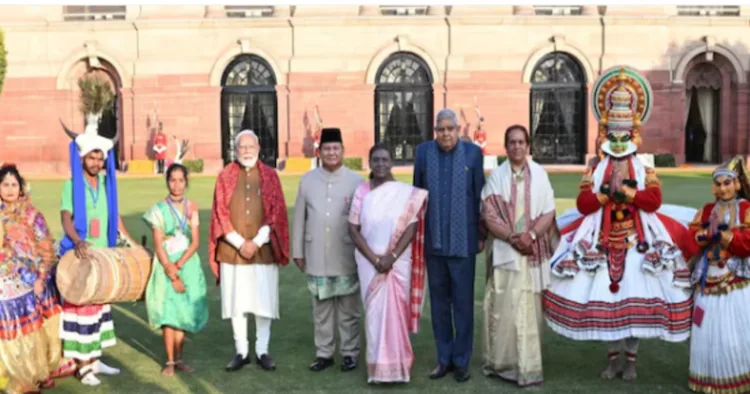 76th Republic Day 'At Home' reception at the Rashtrapati Bhavan highlighted the vibrant and diverse cultural heritage of Southern India