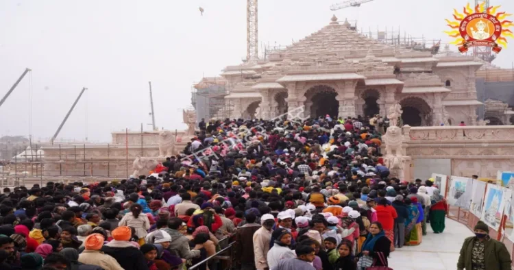 Devotees flock to Ayodhya’s Shri Ram Janmabhoomi