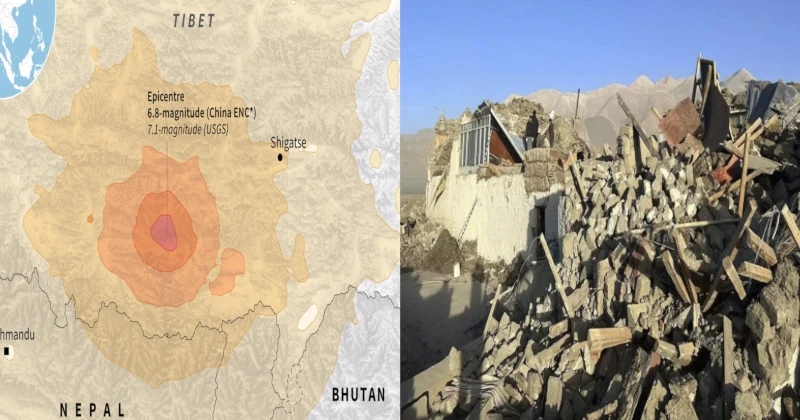 Powerful 7.1 magnitude earthquake strikes Tibet-Nepal border: 53 dead, tremors  felt across Bharat