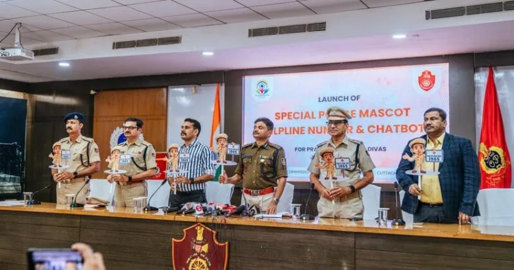 The Commissionerate Police launched the HAPFY (Helping & Active Police For You) mascot and introduced a 24/7 helpline (1965) at a press conference in Bhubaneswar